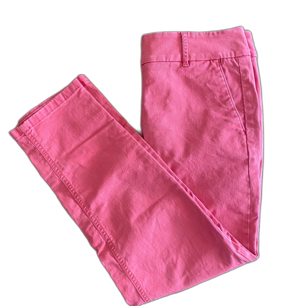 Loft Red Chino Pants Women's 6
